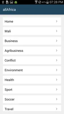 Mali News android App screenshot 4